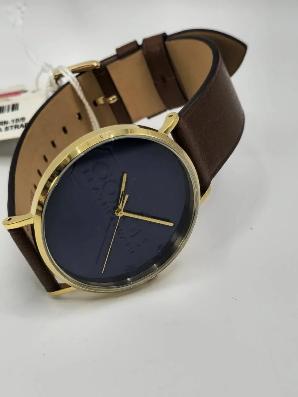 Coach 14602599 Men's Brown Leather Strap Quartz Watch
